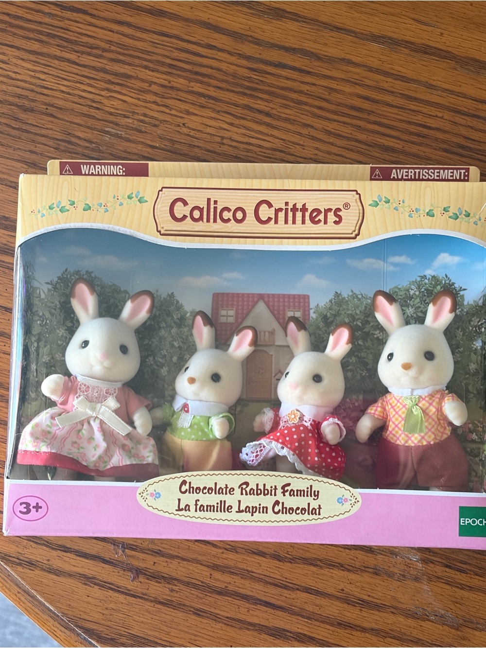 Calico Critters Chocolate Rabbit Family - Plush Collectible Set - Picture 10 of 10